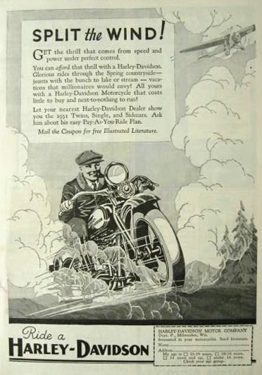 Harley Davidson, Triumph, Terrot and motorcycle ad Untitl21