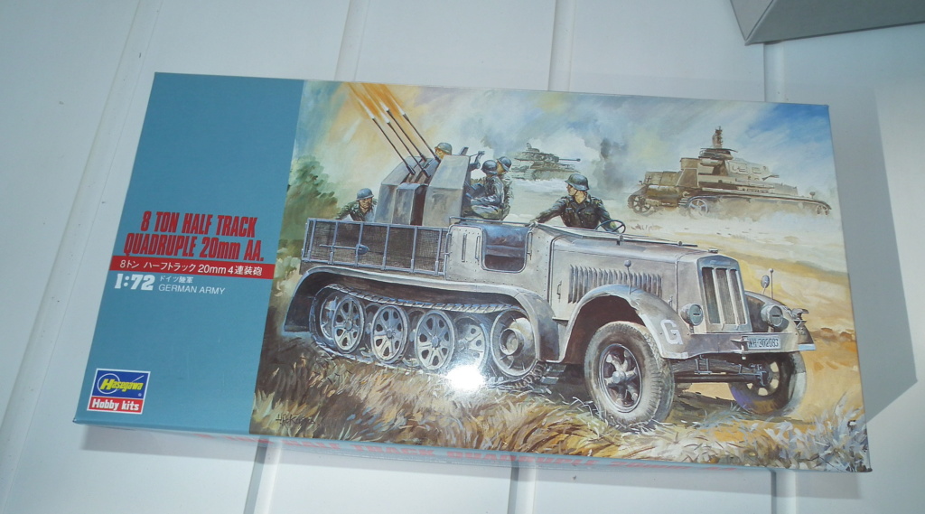 (hasegawa) half track Sd Kfz 7/1 quadruple de 20mm flakvierling TERMINE Dscf1724