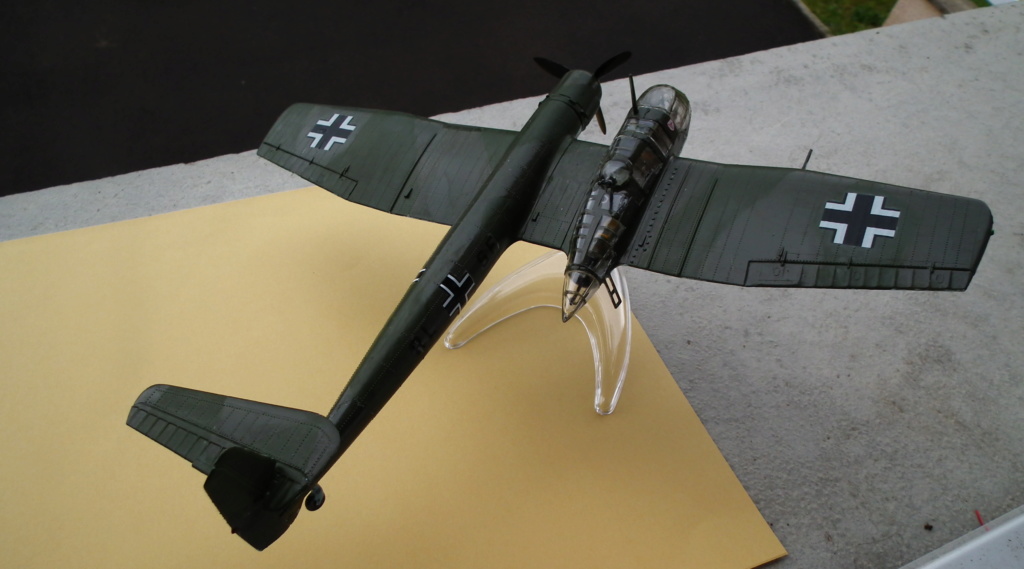 (airfix) Blohm et Voss 141 - avion reconnaissance asymétrique allemand WWII  Dscf3522