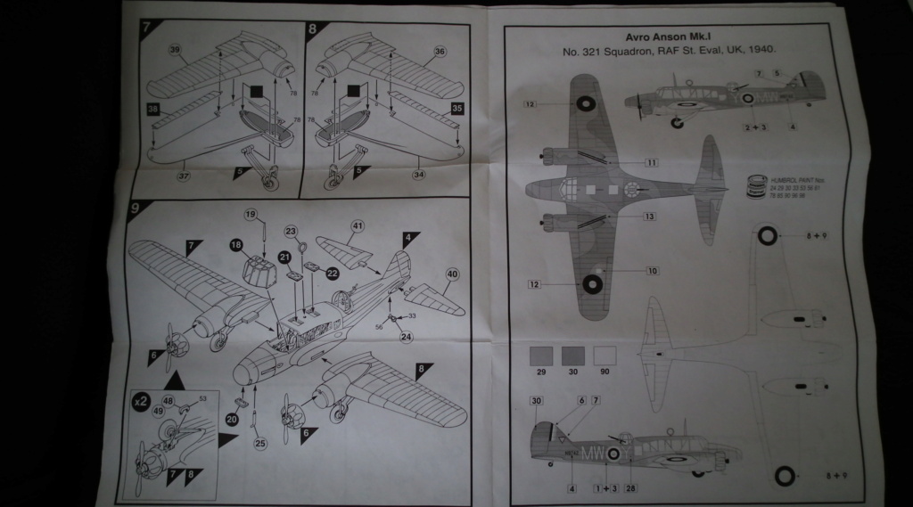 [Airfix] Avro Anson -bi-moteur transport, reconnaissance, entrainement Dscf4813