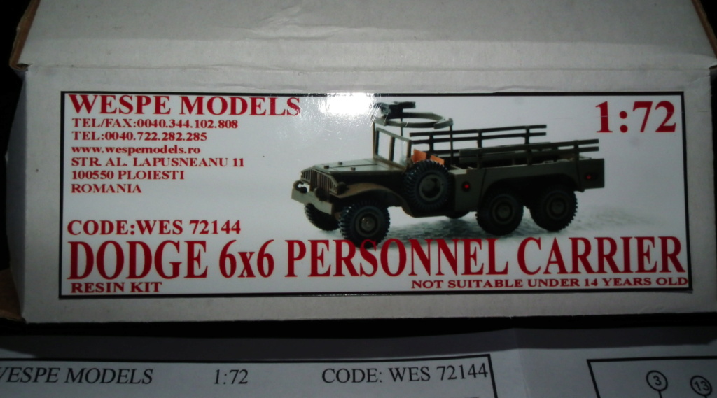 [Wespe models] Dodge 6x6 transporteur de personnels  Dscf4922