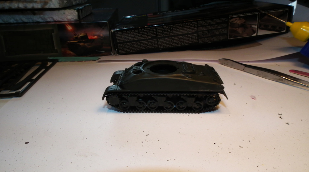 [Revell ] Sherman M4A1 coque moulée-----terminé Dscf5738