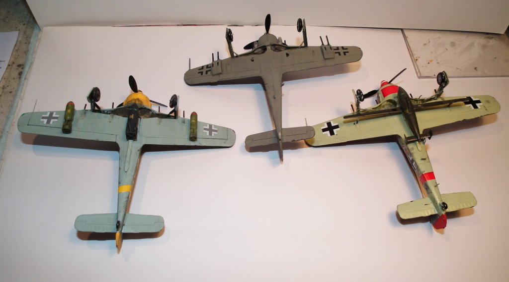 [matchbox, heller et revell] pour trois focke wulf 190 Dscf5840