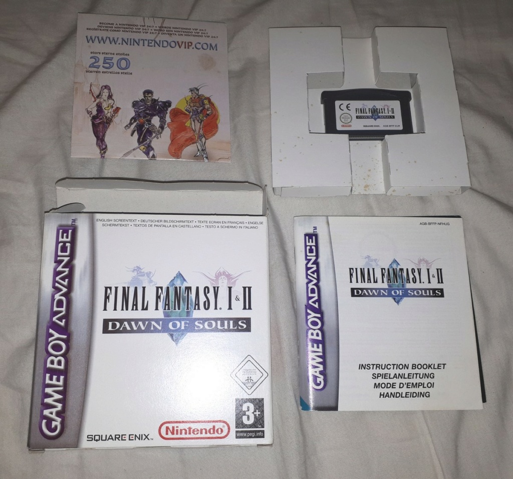 [VDS] Final Fantasy I & II complet sur gba 20230913