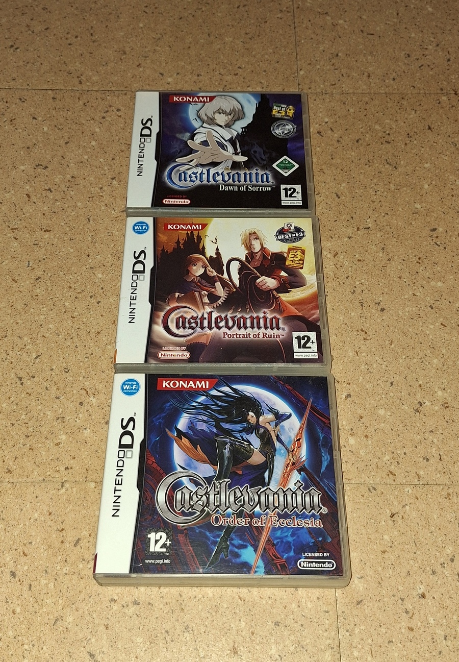 [VDS] trilogie castlevania ds, vingtaine de jeux GBA shantae,harry potter etc 20241012