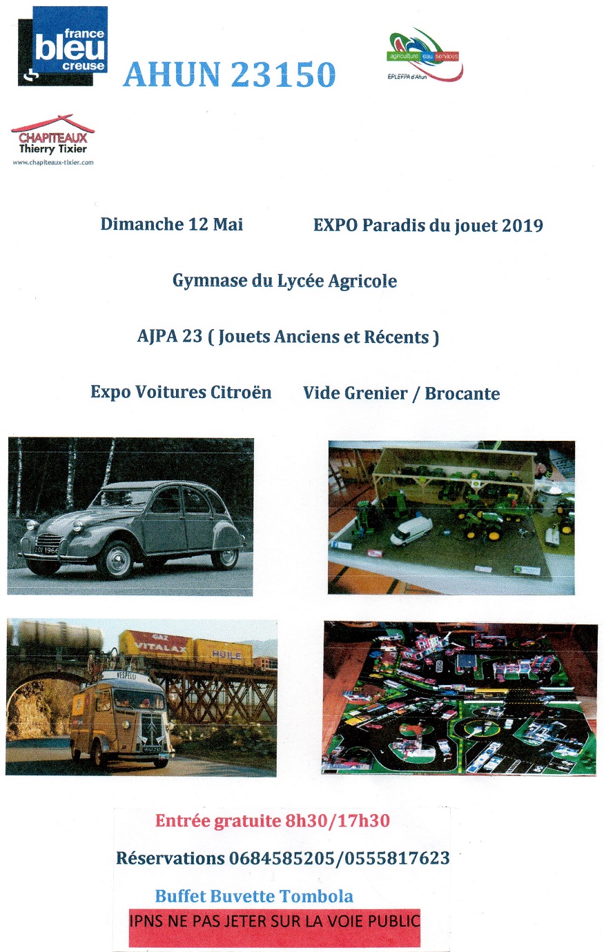 Expo Modélisme le dimanche 12 Mai 2019 au Gymnase du Lycée Agricole d'Ahun (Creuse) 23 Img25410