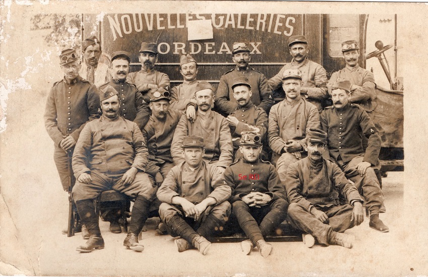 (E) Carte Photo Fr Groupe Automobile VENDU Bay20458