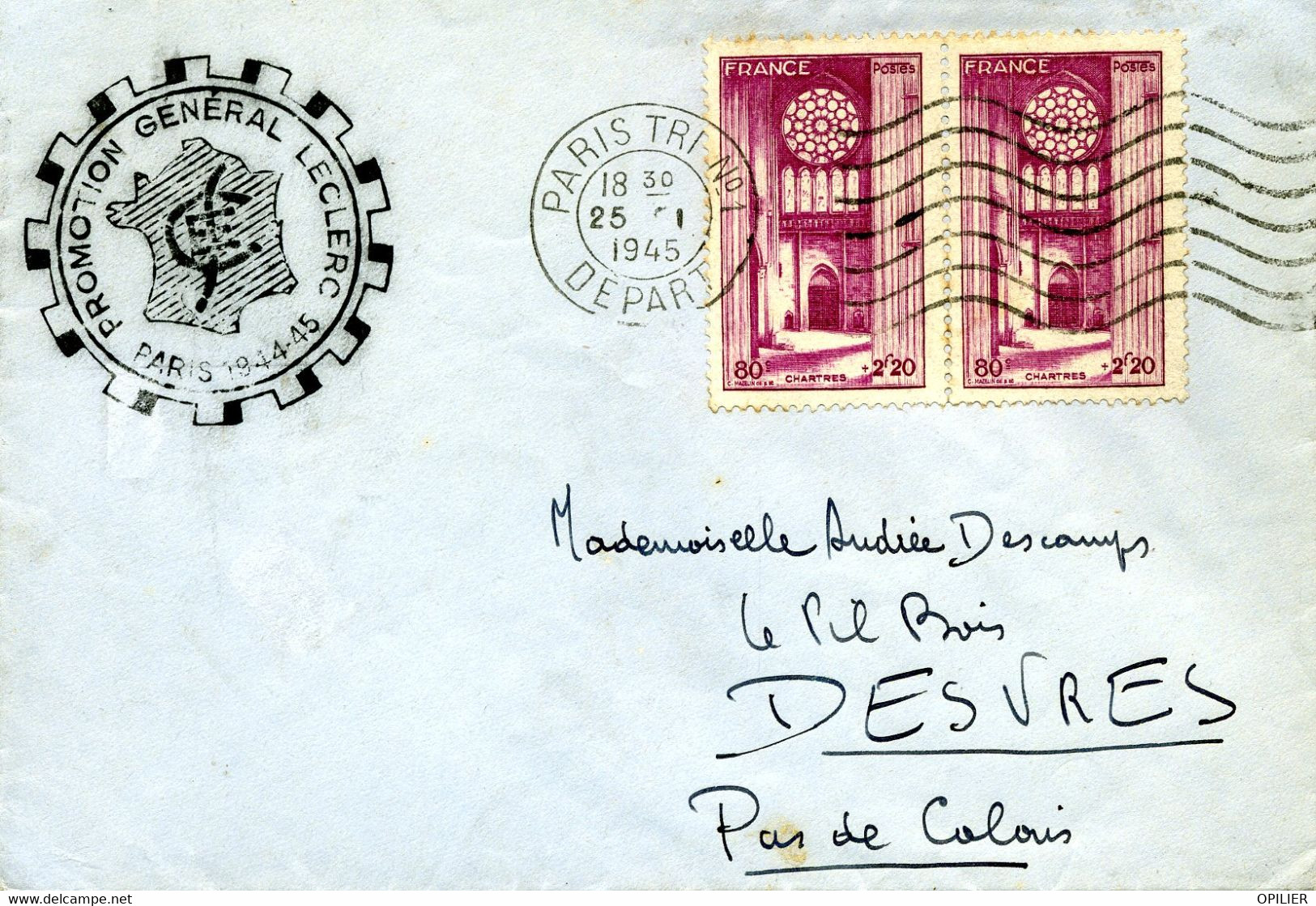 Promotion Général LECLERC Paris 1944-1945 927_0010