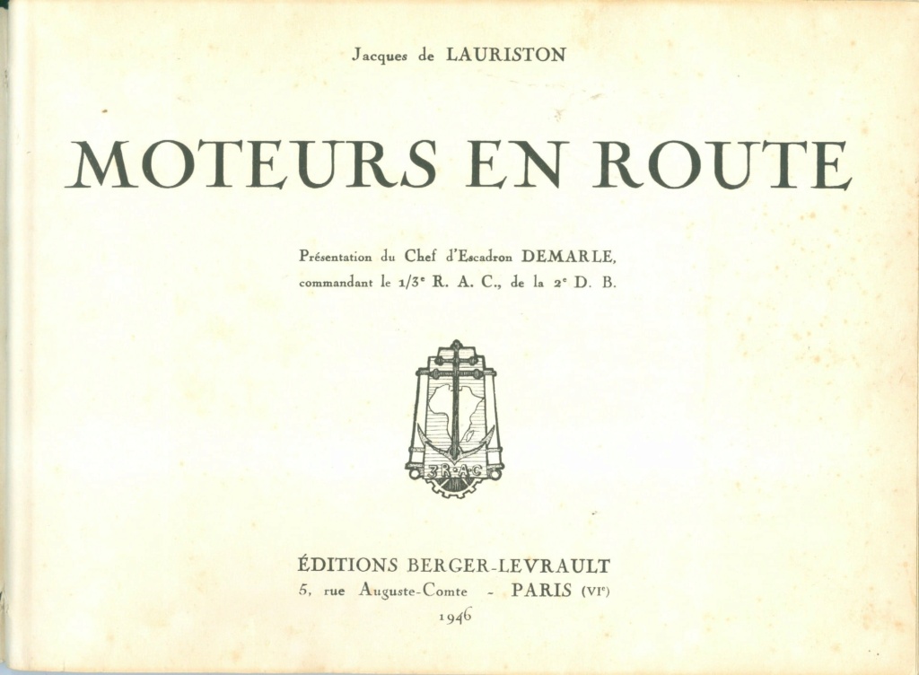 Jacques de Lauriston ; Moteurs en route Lauris10