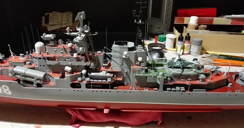 Sovremenny Class Destroyer Type 956E Trumpeter 1/200 Img_2584