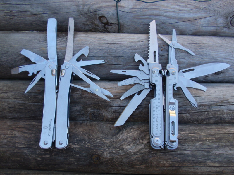 MULTITOOL VICTORINOX SWISS TOOL SPIRIT VS LEATHERMAN FREE P4 P5306424