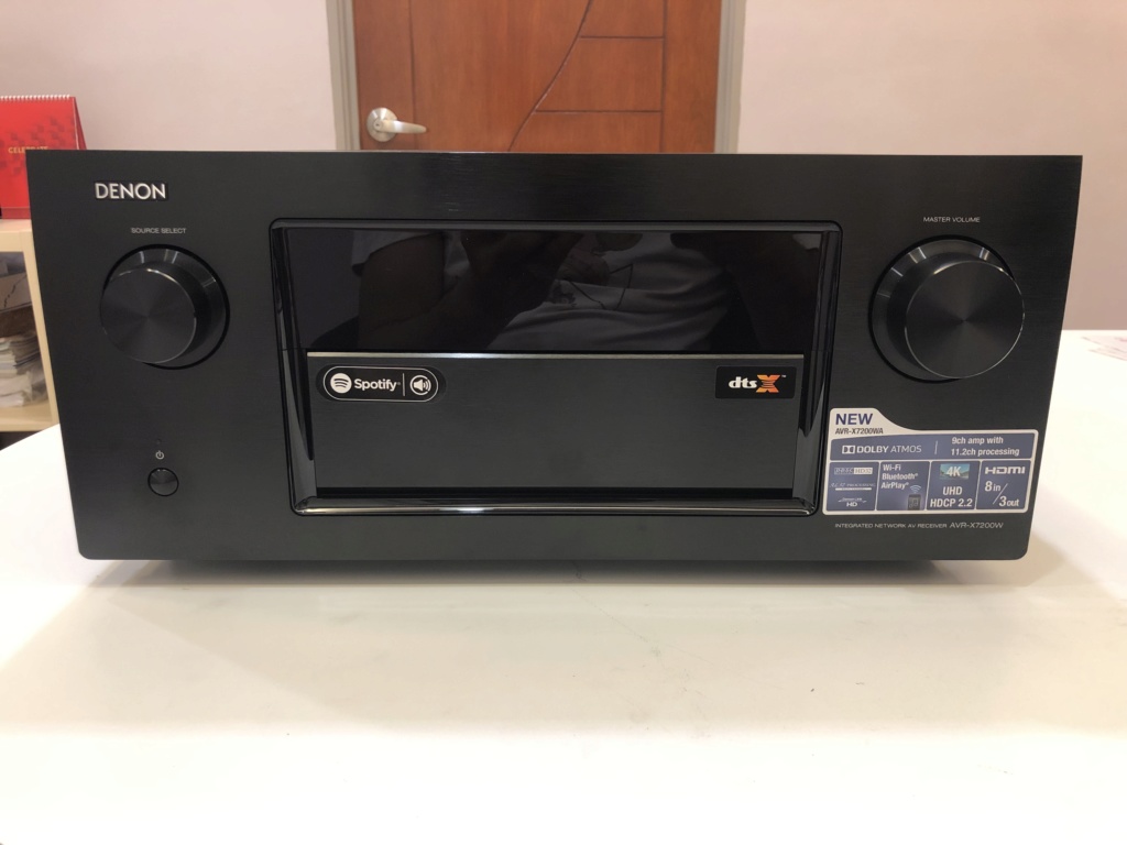 Denon AVR-X7200WA flagship 9.2ch Networked AV Receiver with Wi-Fi and Bluetooth (USED) Img_5112