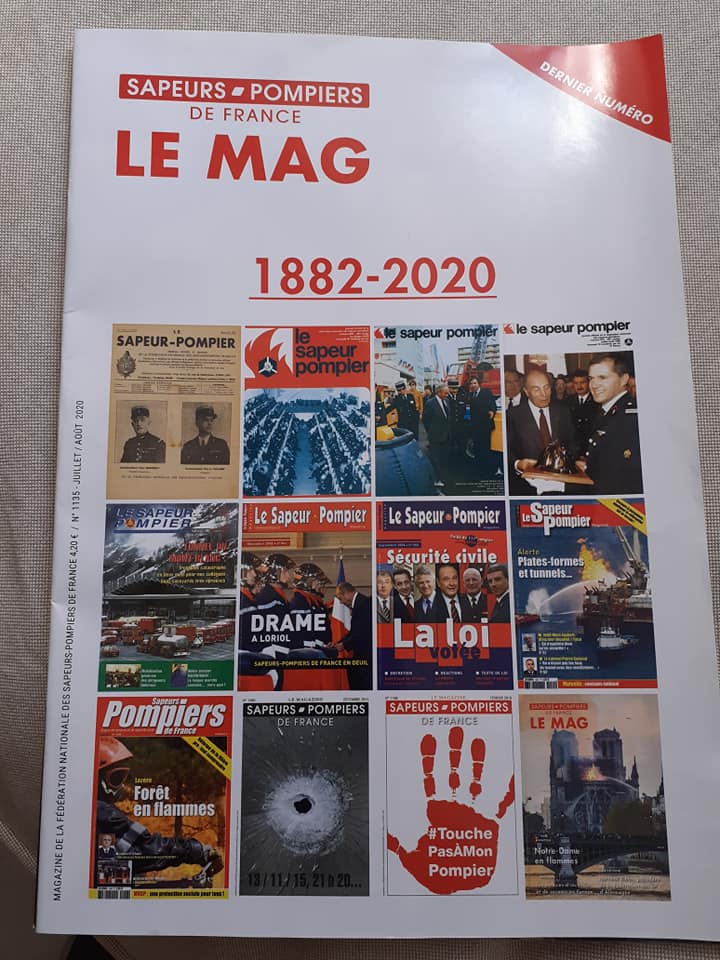 Disparition du magazine des sapeurs-pompiers de France 11703510