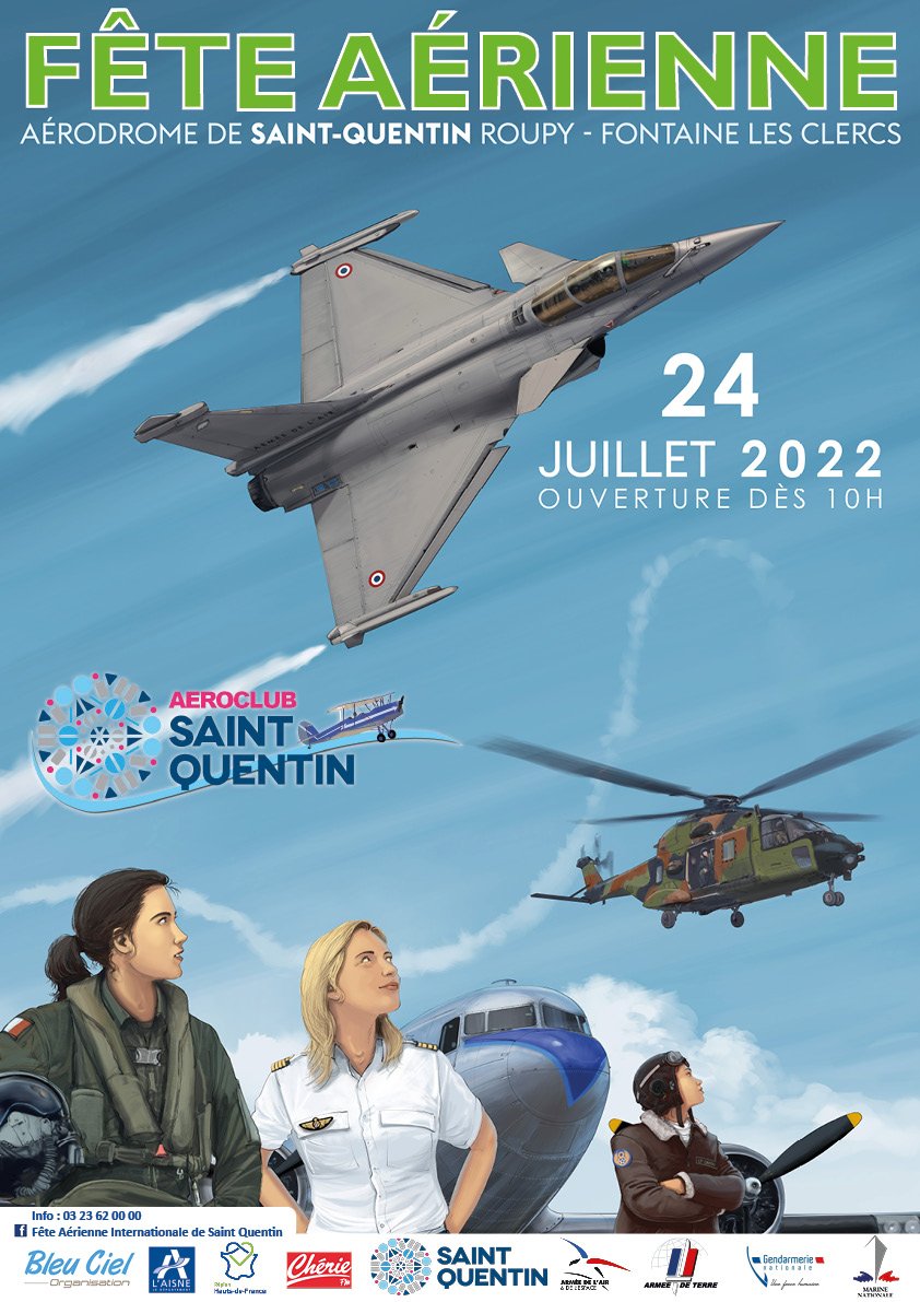 24 juillet: meeting aérien à St Quentin (02) 28210811