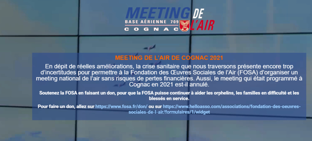 Annulation du meeting de cognac 2021 ..... Captur18
