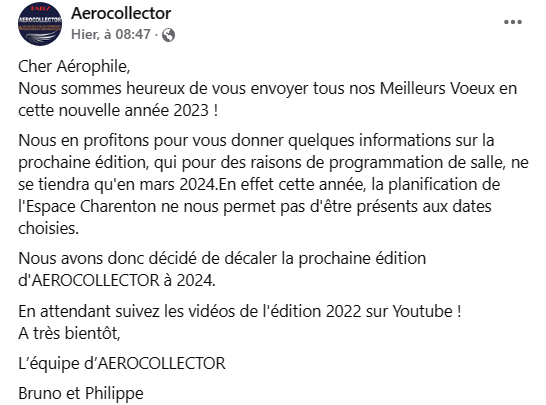 Annulation d'AéroCollector 2023 Captur22