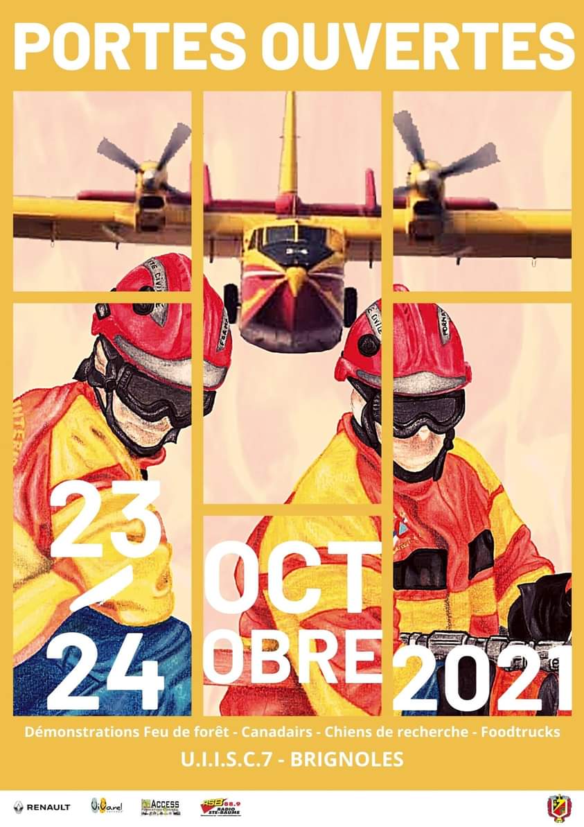 23 & 24 octobre: JPO Sécurité civile Brignoles (83) Octobr16