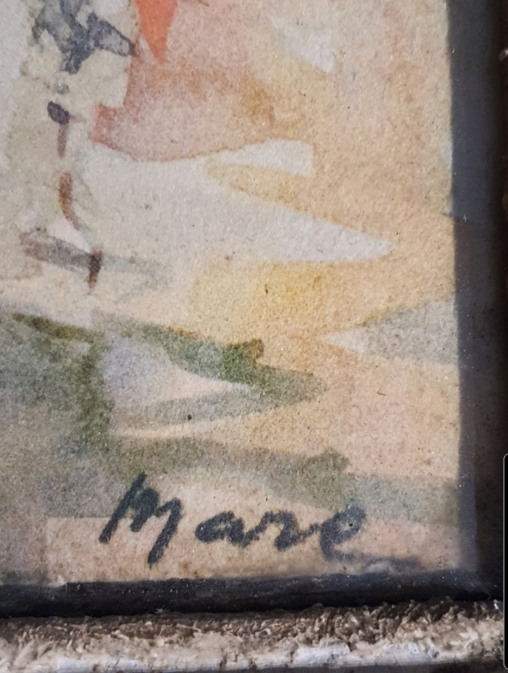 Nicolas Markovitch 1894 / 1964 (signé Marc): bord du lac de Morcote  Suisse lithographie Smart164