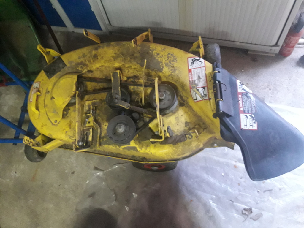 Restauration tracteur tondeuse John Deere 160 20180712