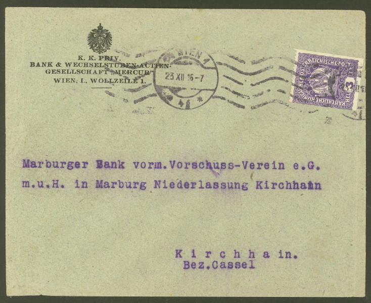 Briefe / Poststücke österreichischer Banken - Seite 4 Mercur10