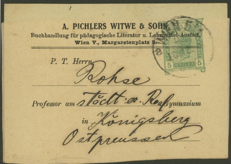 Privatganzsachen von A. Pichlers Witwe & Sohn Pa_7-210