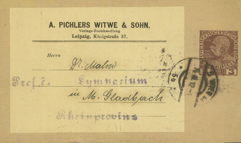 Privatganzsachen von A. Pichlers Witwe & Sohn Pa_9b_13