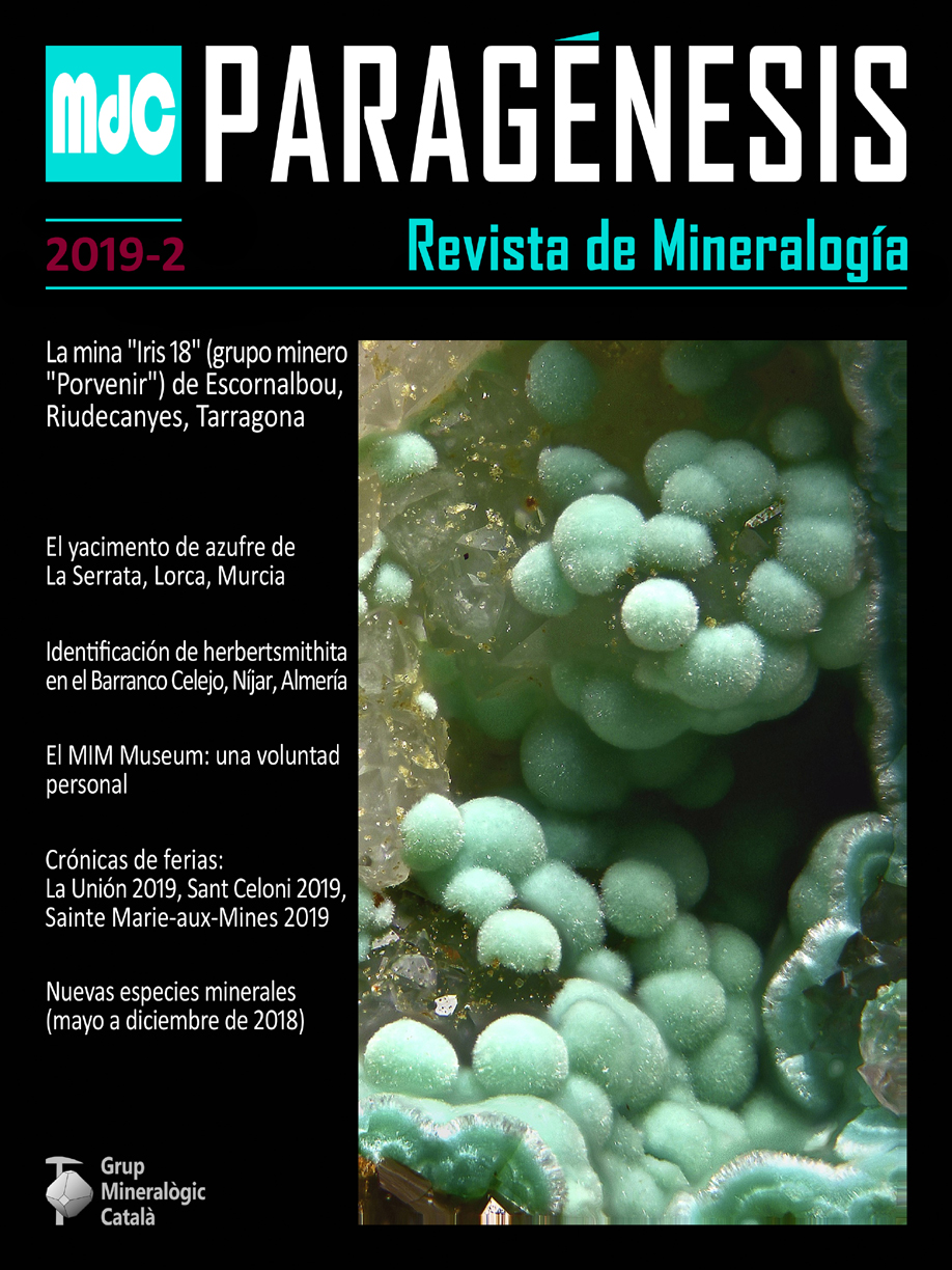 Mineralogistes de Catalunya y Paragénesis 2019 / 2 Pg_20111