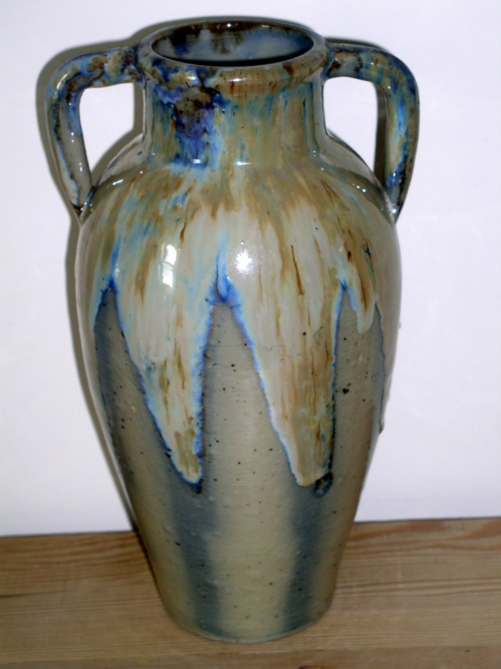 drip glaze amphora shaped pottery vase???? P1010043