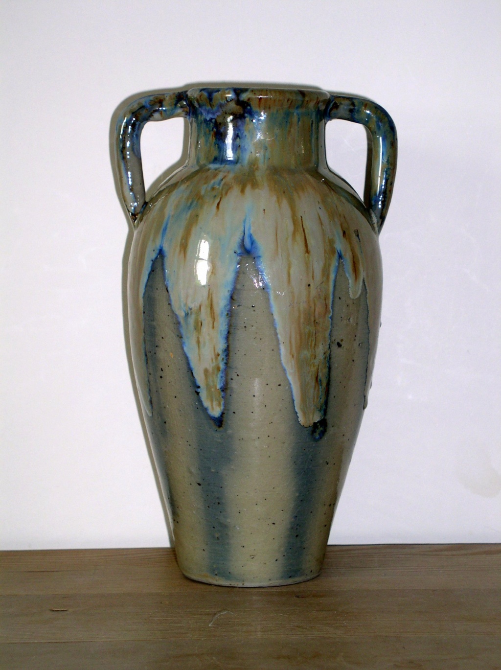 drip glaze amphora shaped pottery vase???? P1010045
