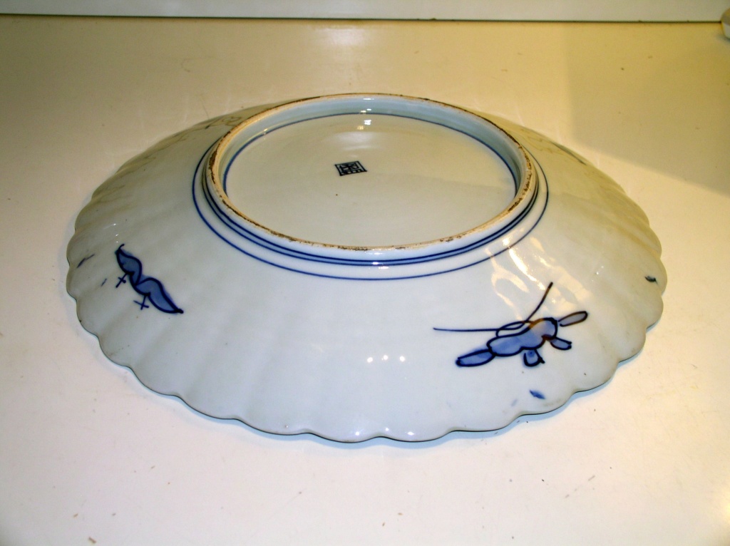 Large Platter In Cobalt Blue Chinese Reproduction/Original?? P1010910