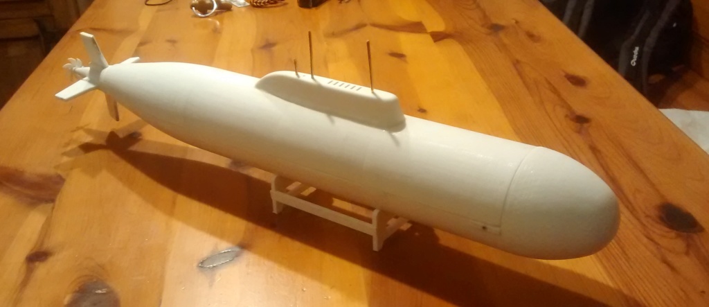 3d printed Alfa Class Russian Submarine Hull310