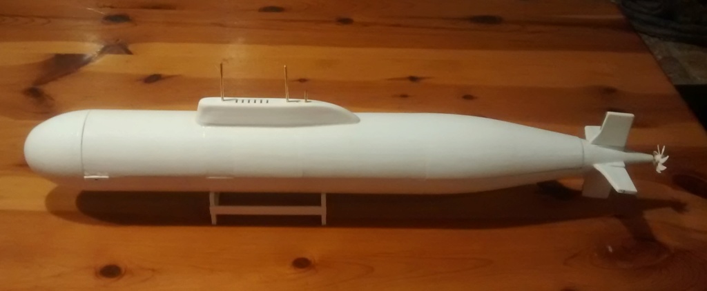 3d printed Alfa Class Russian Submarine Hull410