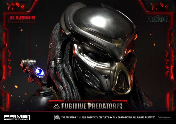 [Prime 1] The Predator- Fugitive Predator Life Size Bust Prime-57