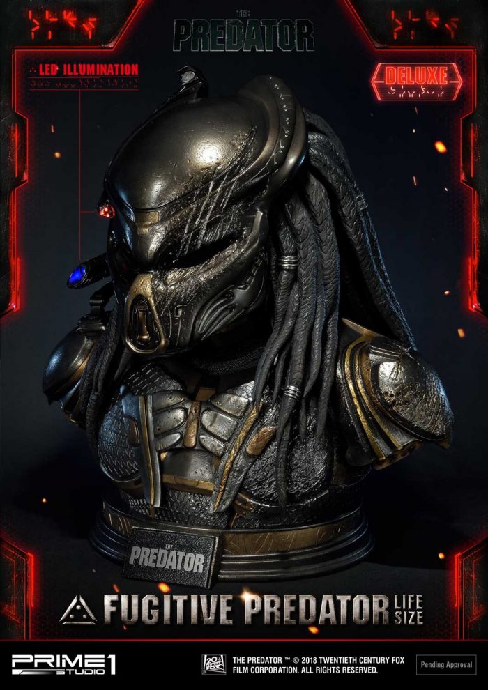 [Prime 1] The Predator- Fugitive Predator Life Size Bust Prime-62