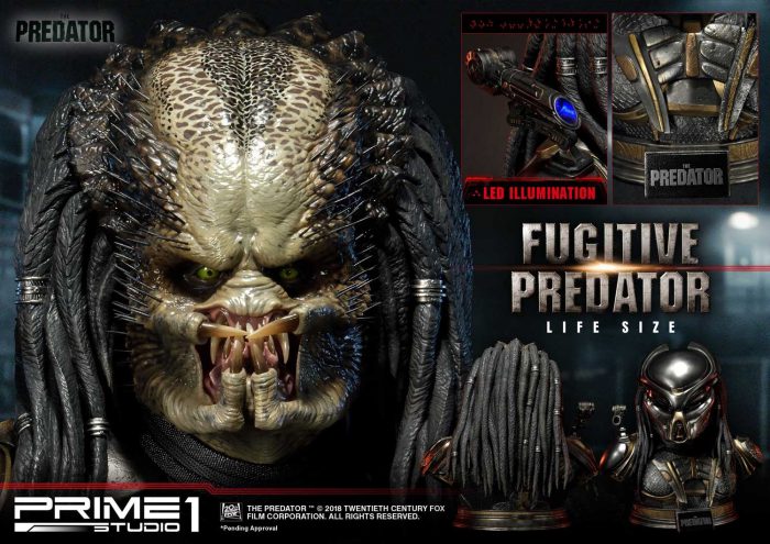 [Prime 1] The Predator- Fugitive Predator Life Size Bust Prime-69