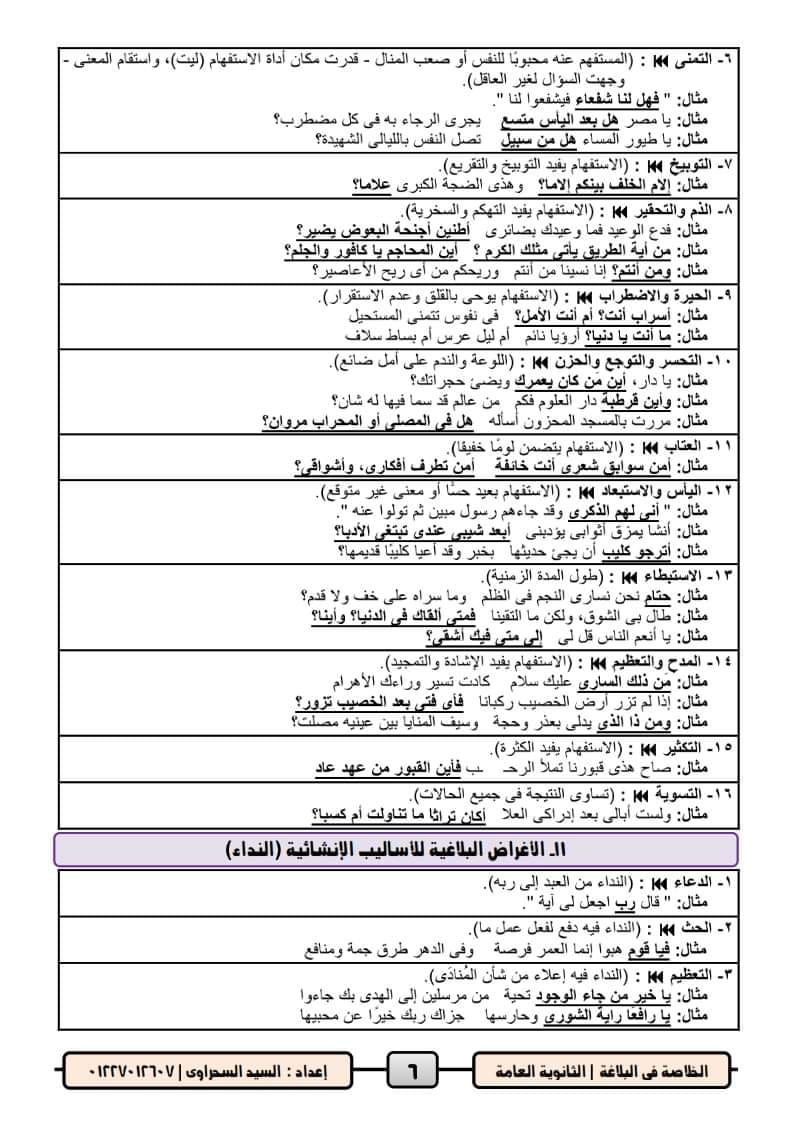 الخلاصة في البلاغة  610