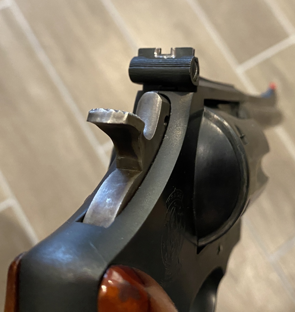 Why the white frame on the rear sight of S&W revolvers Img_6714