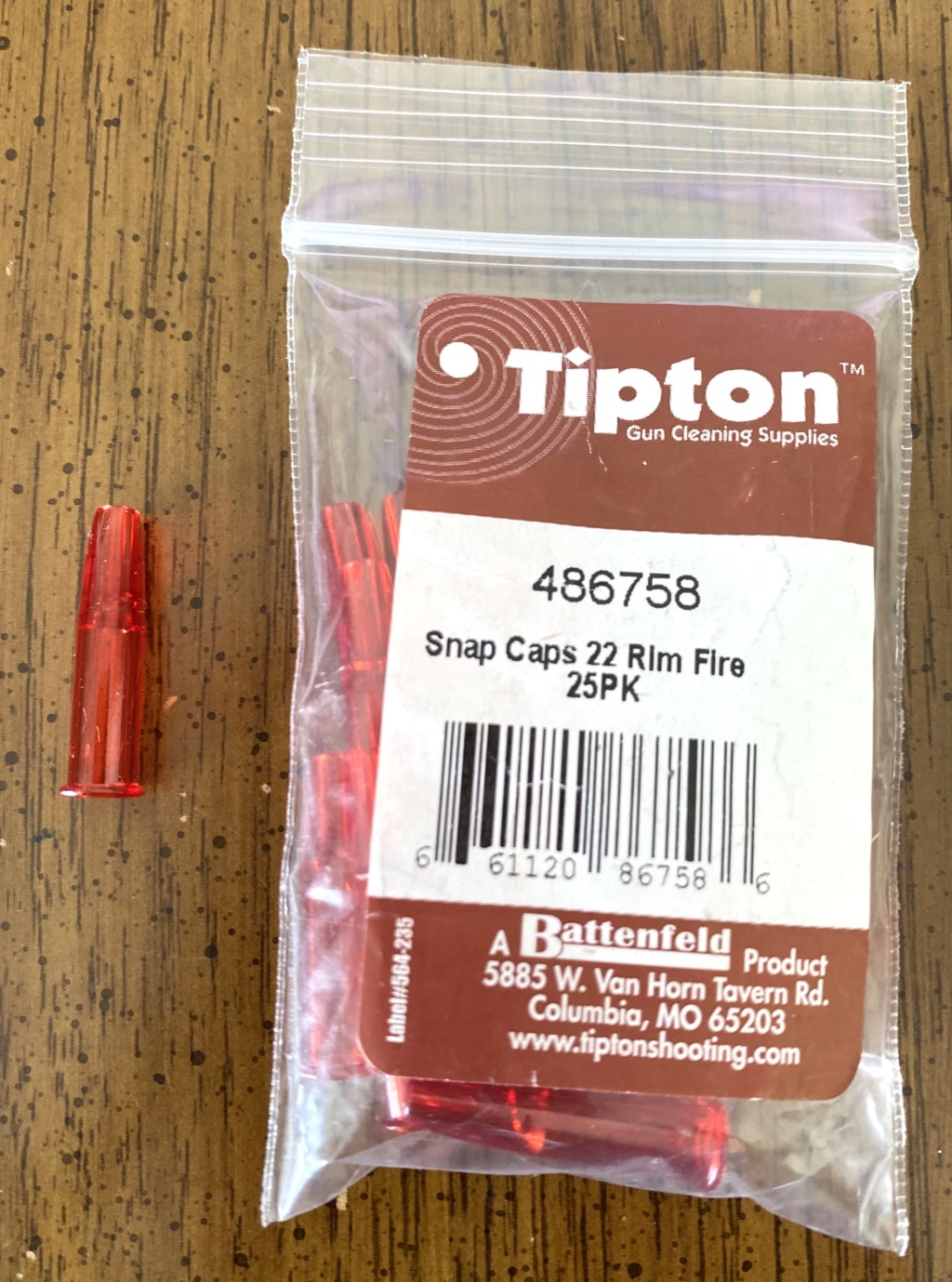 Snap Caps designed for use in 22 rimfire guns. Img_9410