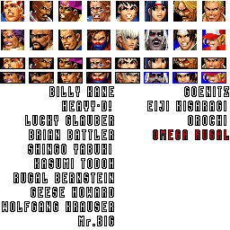 KOF 98 NEW EXTRA CHAR PORTRAITS STUFF 266