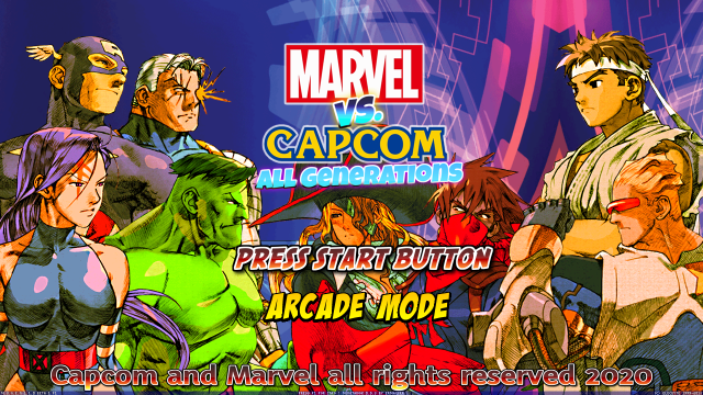 MARVEL VS CAPCOM ALL GENERATIONS - fullgame releasing Title12