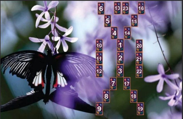 Расклад "Бабочка надежды" (23 карты) Scre5558