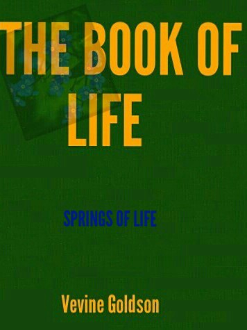 THE BOOK OF LIFE EBOOK 20181224
