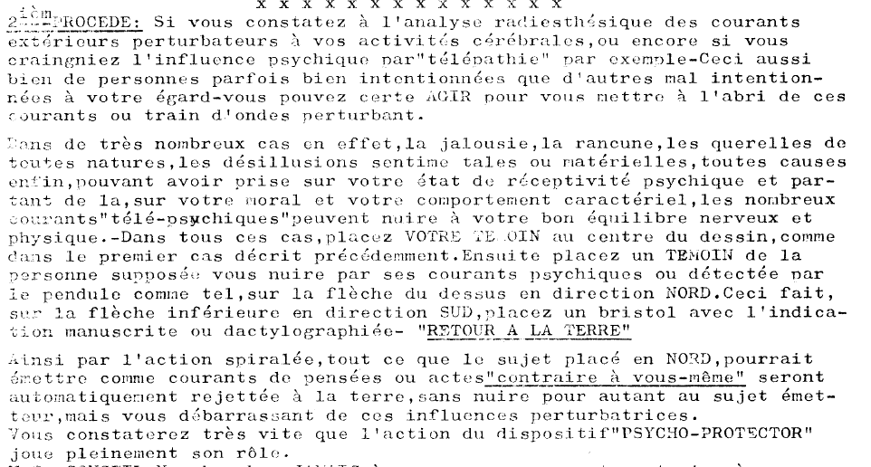 Graphique de protection psychique Psycho11