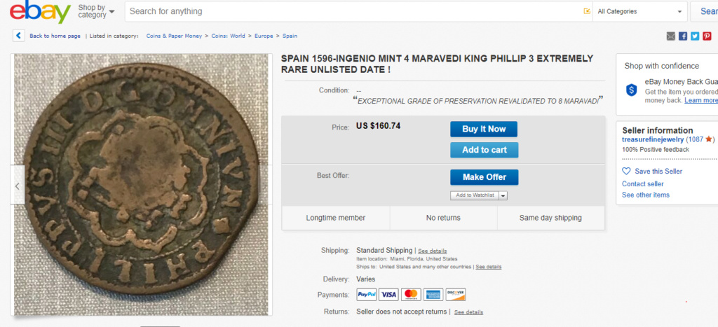 moneda inedita de Felipe III  Marave11