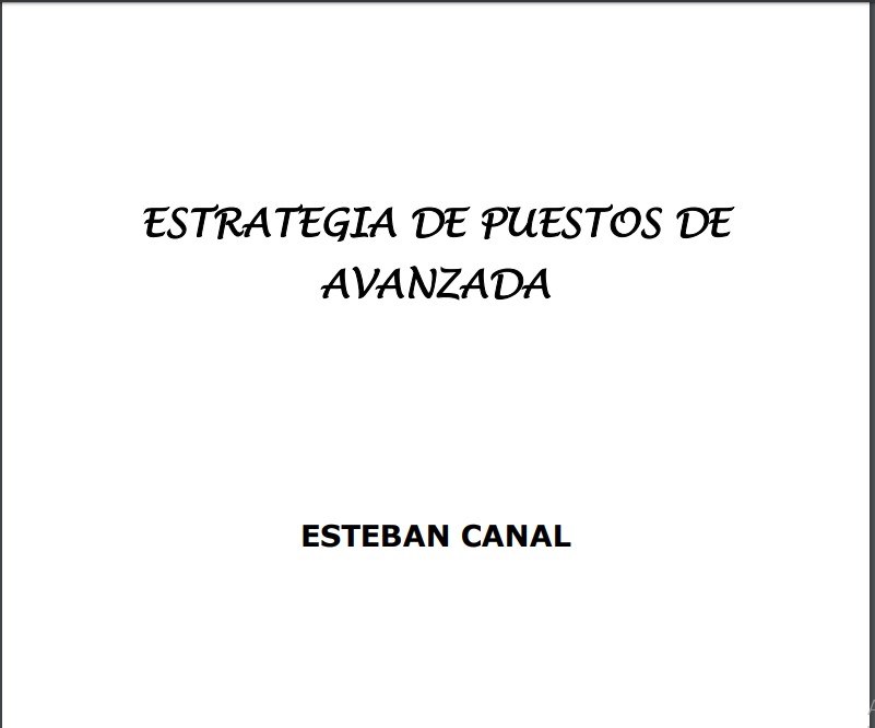 Canal Esteban - Estrategia de Puestos de Avanzada -1992,OCR, 164p Canal_10
