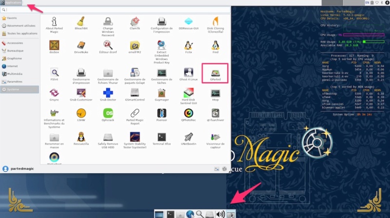 Parted-Magic-Clover-OS X Ninter10