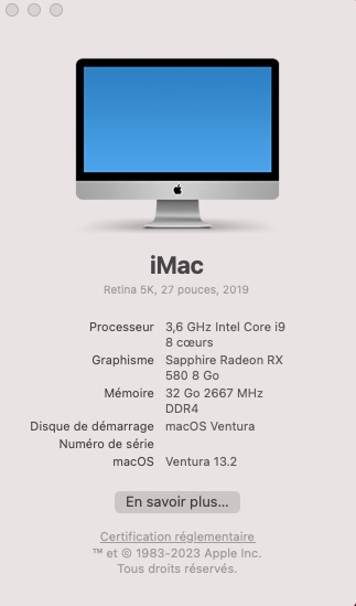 macOS Ventura 13.2 (22D49) Ventur11