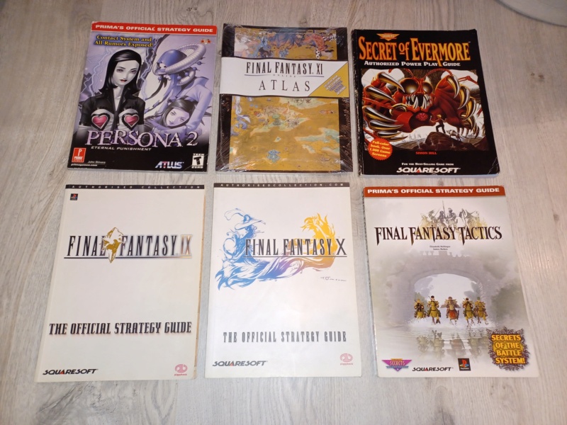 [ACH] Guides PS1 PS2 PS3 PS4 notamment Final Fantasy 20230410