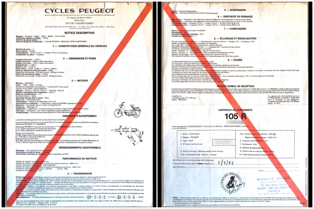 Peugeot 105D orange F2562510