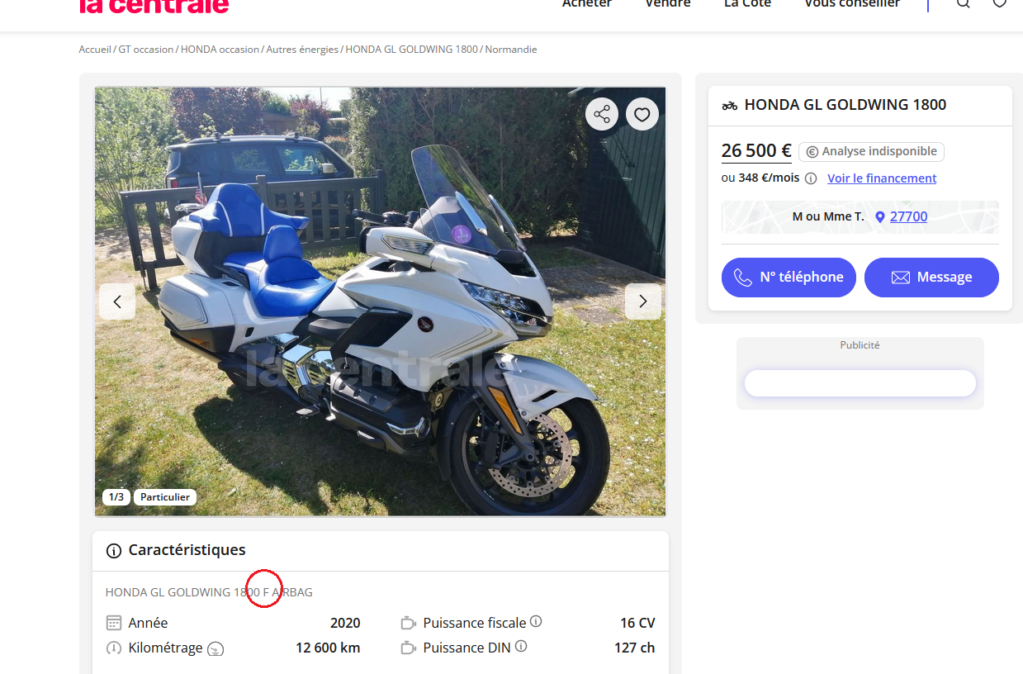 Vol Goldwing DCT Tour de 2019 Captu197